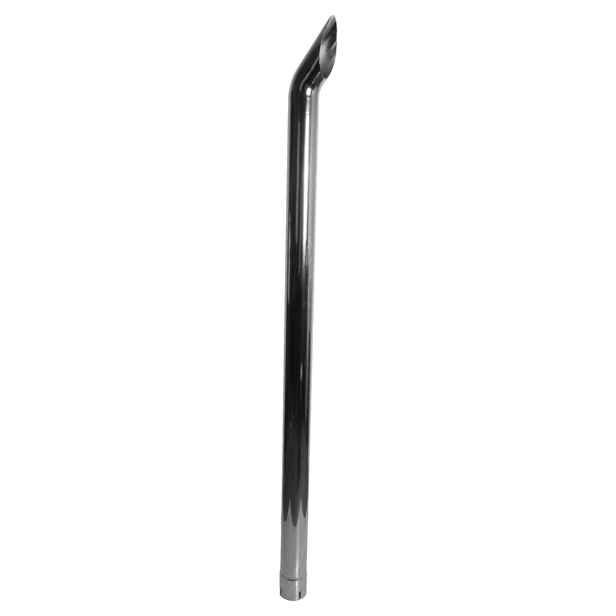 Exhaust Pipe Replacement for UNIVERSAL 3-1/2" x 72", Curved Chrome