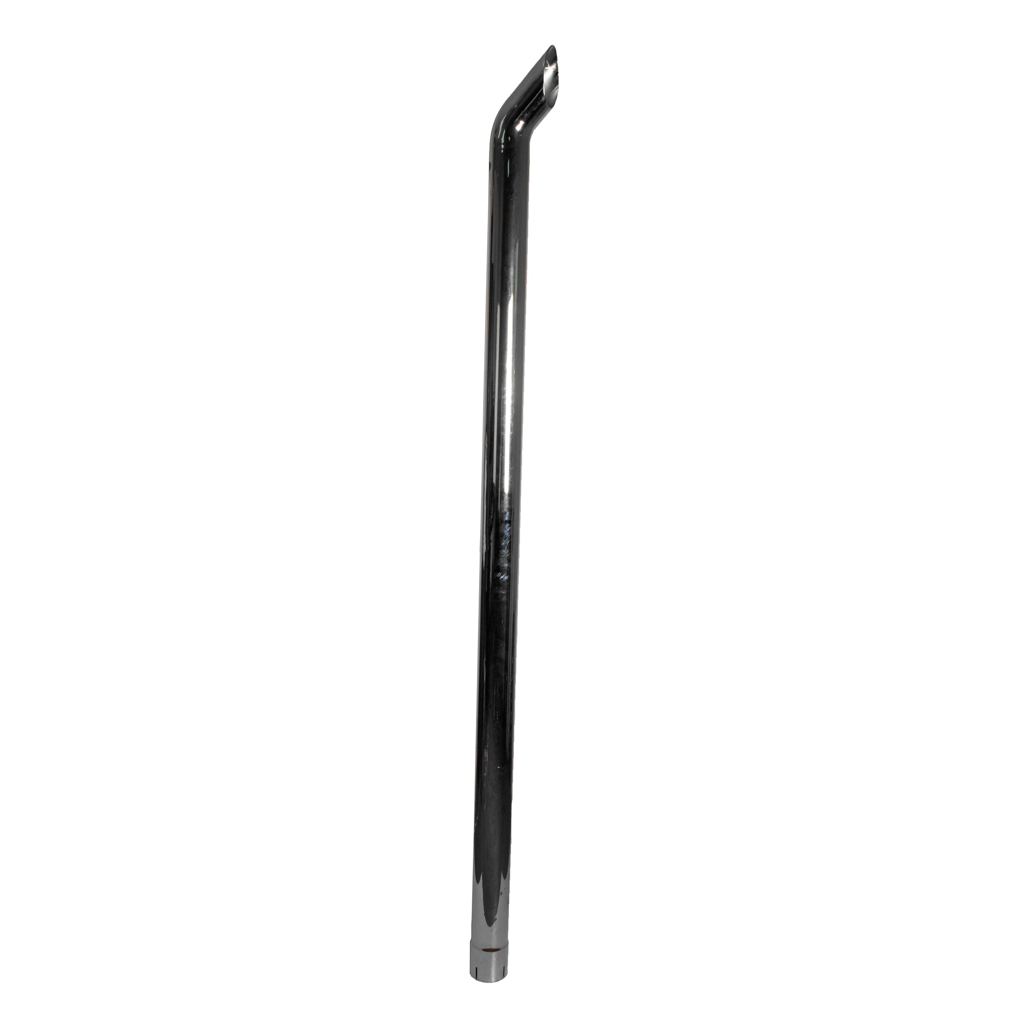 Exhaust Pipe Replacement for UNIVERSAL 3-1/2" x 84", Curved Chrome