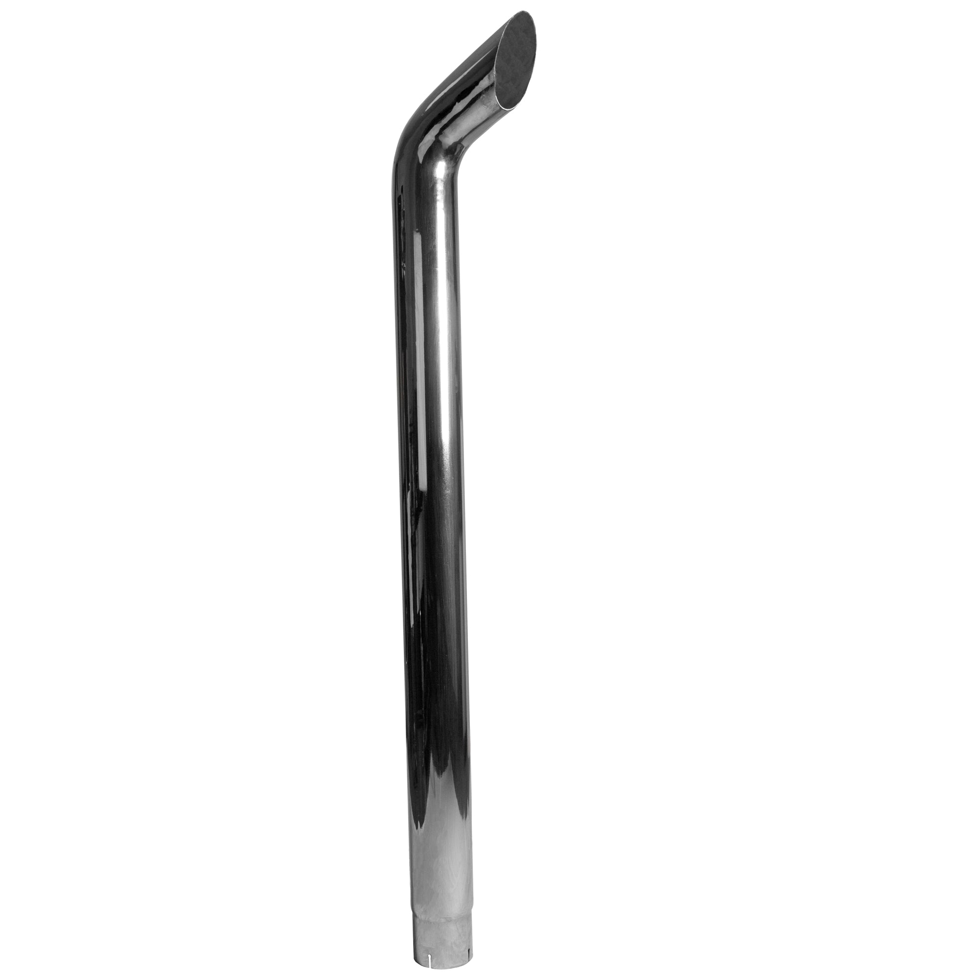 Exhaust Pipe Replacement for UNIVERSAL 5" x 72", Curved Chrome
