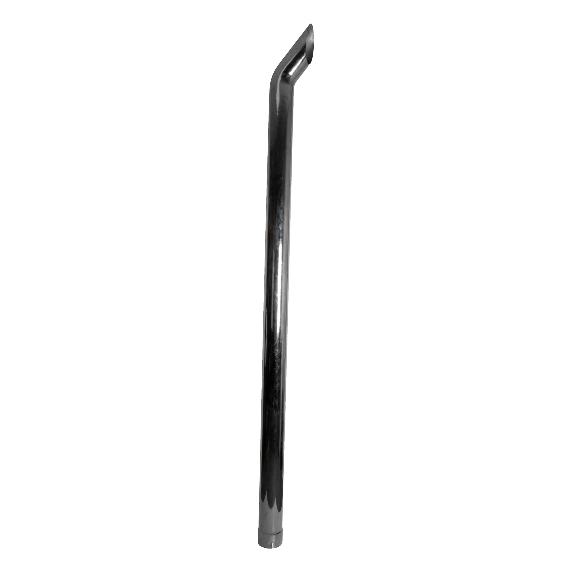 Exhaust Pipe Replacement for UNIVERSAL 5" x 108", Curved Chrome