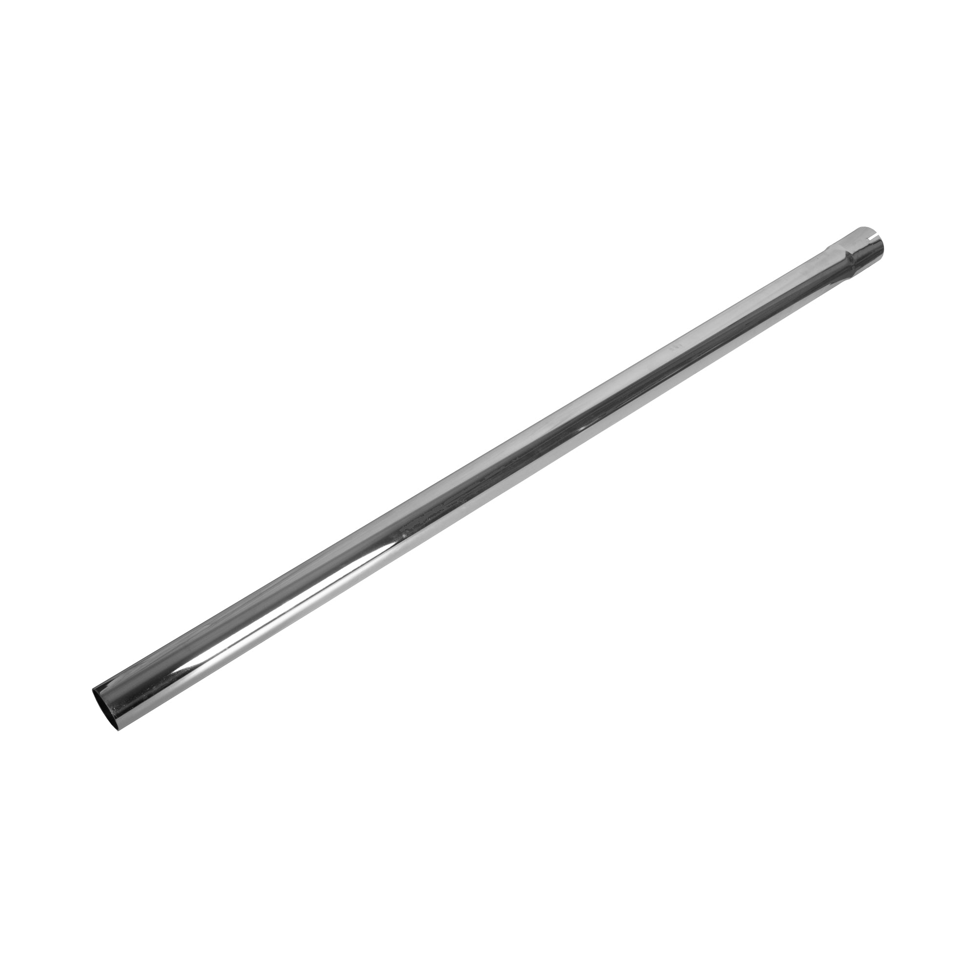 Exhaust Stack Pipe Replacement for Universal 2" X 48", Straight Chrome