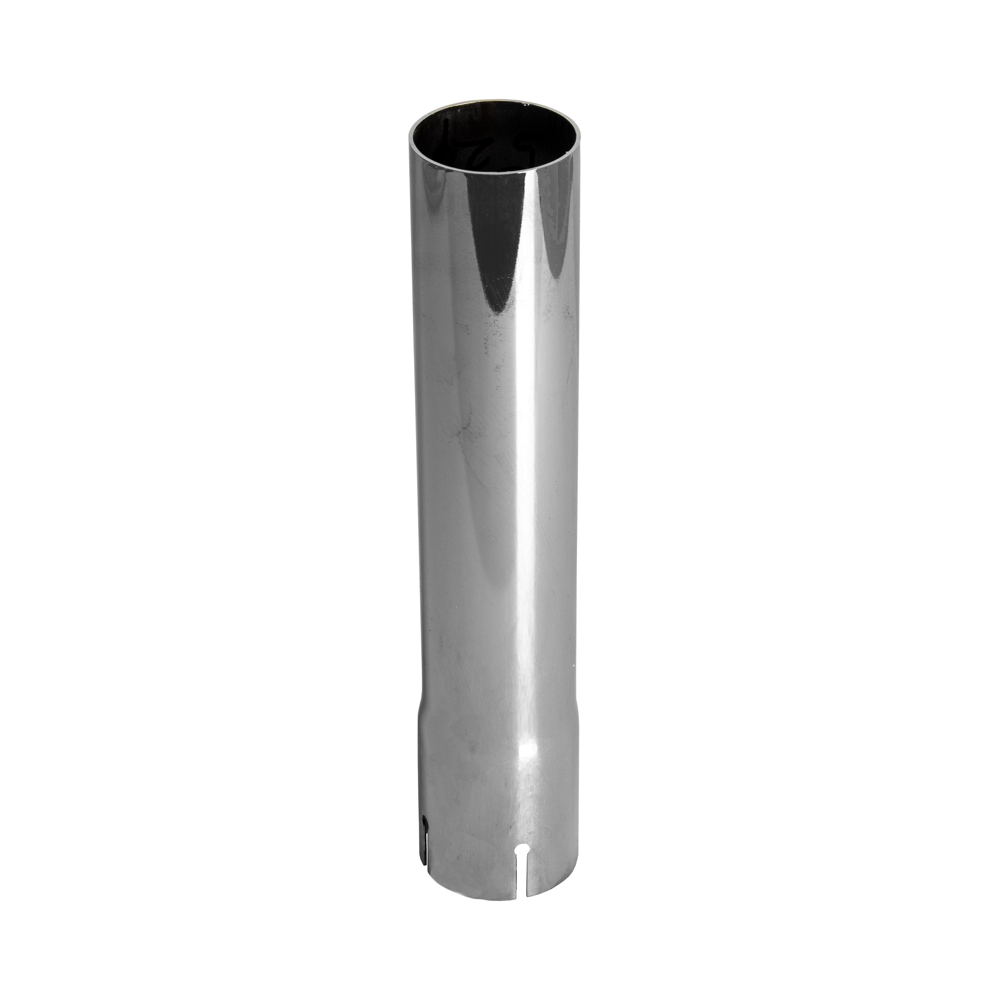Exhaust Stack Pipe Replacement for Universal 2- 1/4" x 12", Straight Chrome
