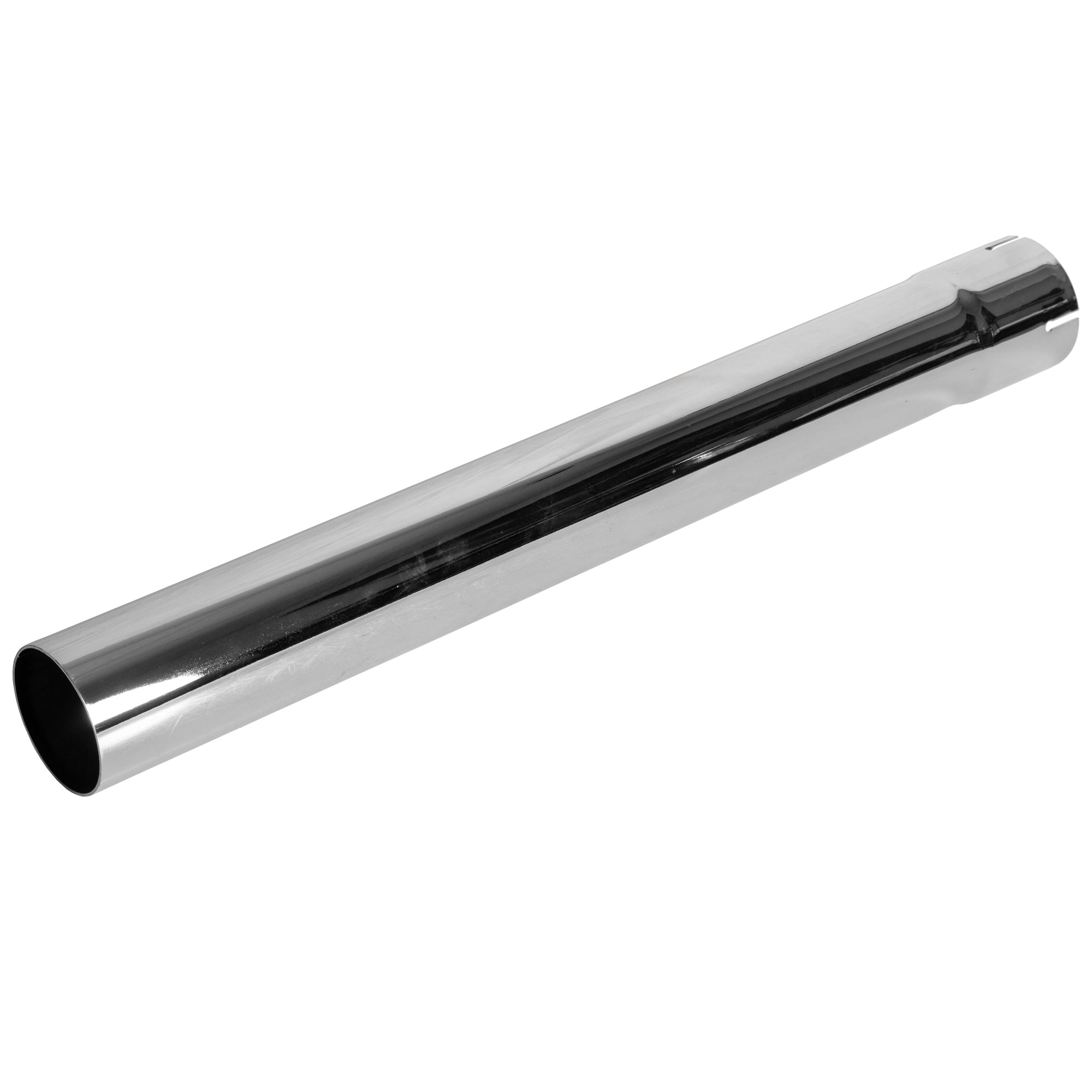 Exhaust Stack Pipe Replacement for UNIVERSAL - 2-3/4" x 24", Straight Chrome