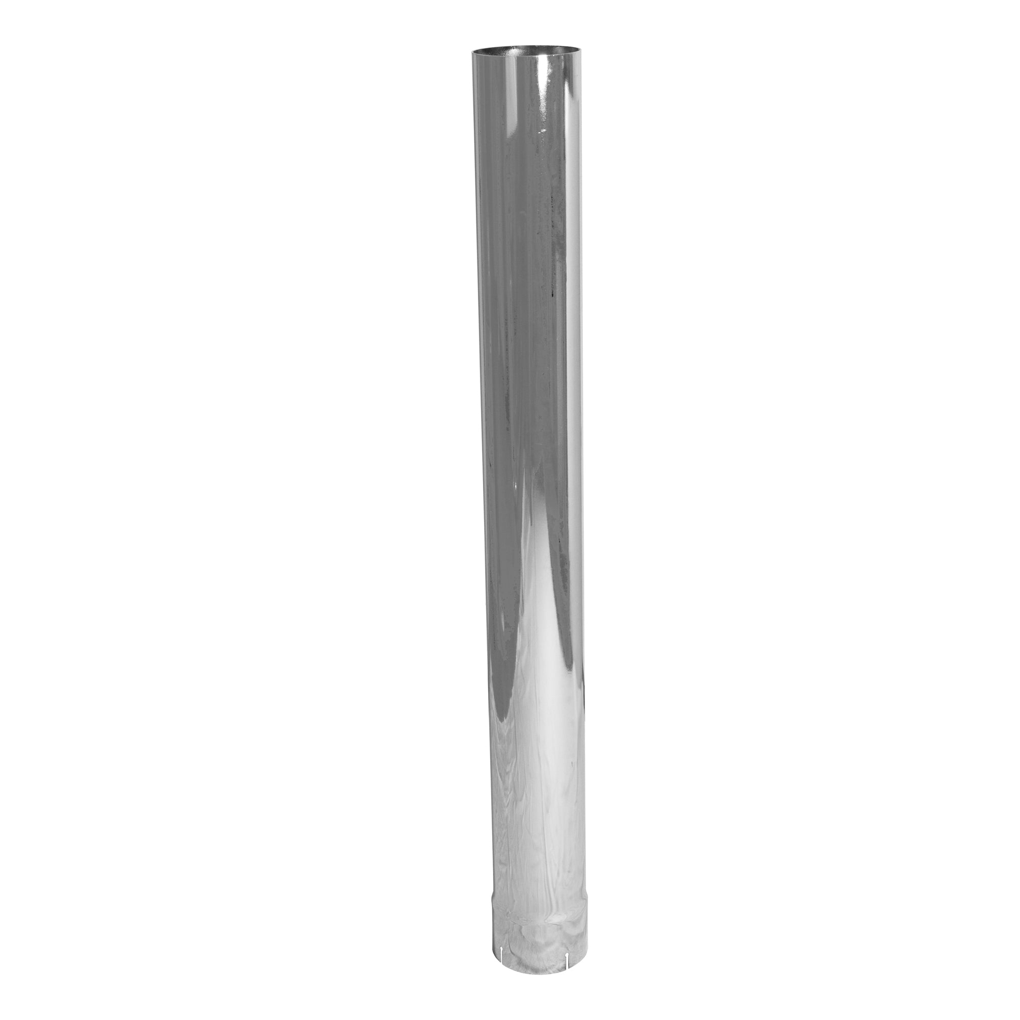 Universal Exhaust Stack End Pipe Straight Chrome 3-1/2" x 60" for Tractor Models