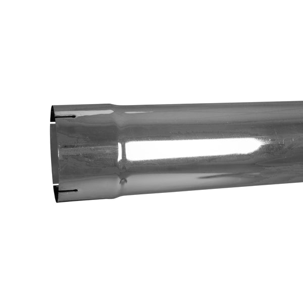 Universal Exhaust Stack End Pipe Straight Chrome 3-1/2" x 60" for Tractor Models