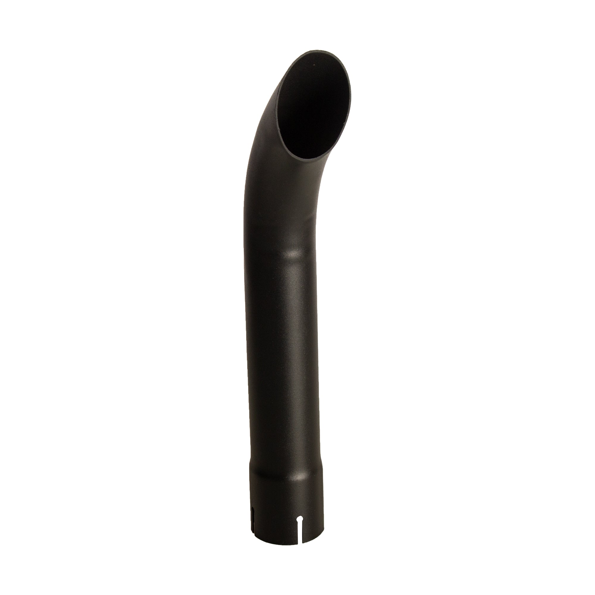 Exhaust Stack Pipe Replacement for Universal 2-3/8"x 17-2/3" Bended End Pipe Black