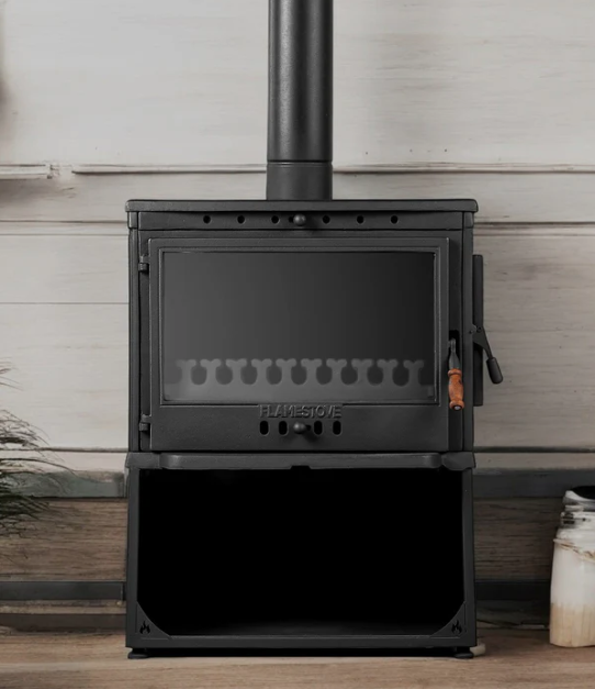 Retro Lux YK Style Cast Stove Burning Wood Iron Fireplace Cast Iron Classic