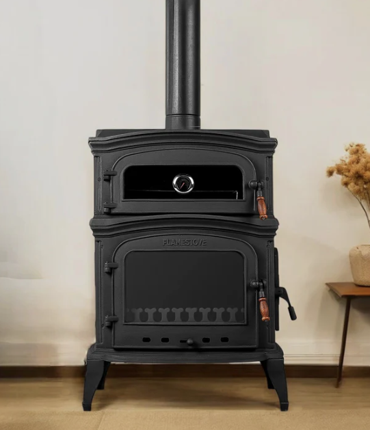 Altara Premium Yk Cast Stove Burning Wood Iron Heating Stove Cast Iron Modern