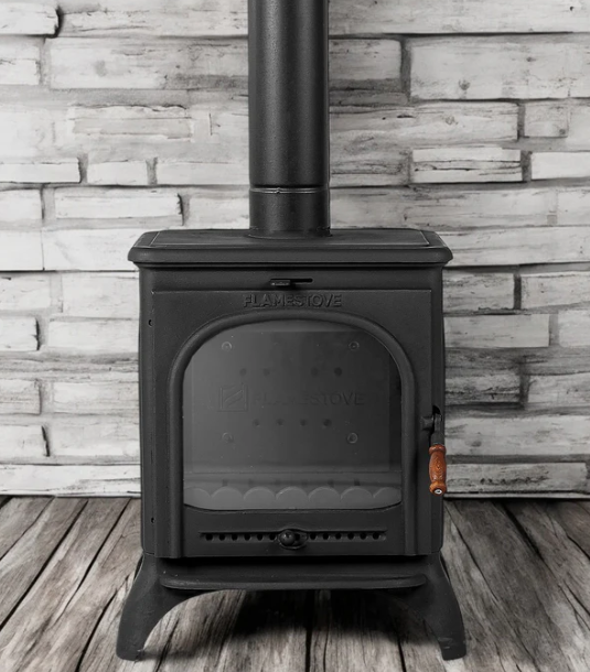 Modena Lux Cast Stove Burning Iron Wood Indoor Heater Wood Burning Modern