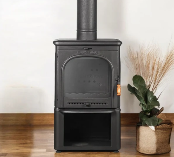 Modena Lux Style Cast Iron Multi-Fuel Stove With Schott Robax Glass, 7 kW Heater