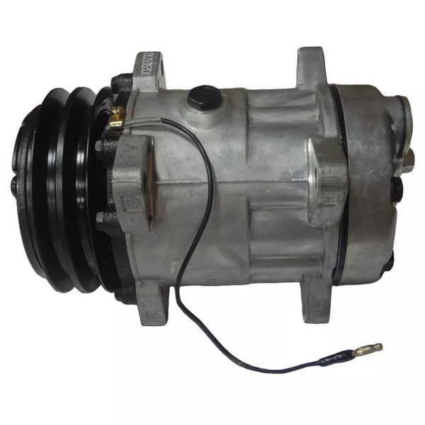 Air Conditioning Compressor with Clutch Fits AGCO Challenger CATERPILLAR KUBOTA MASSEY FERGUSON