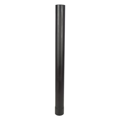 Straight End Pipe Exhaust Stack - 4" x 48" Straight Black UNIVERSAL