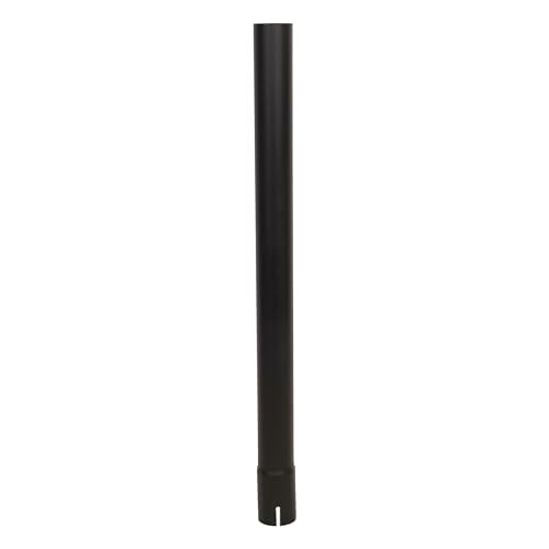 Straight End Pipe  Exhaust Stack - 1-3/4" x 24" Straight Black UNIVERSAL