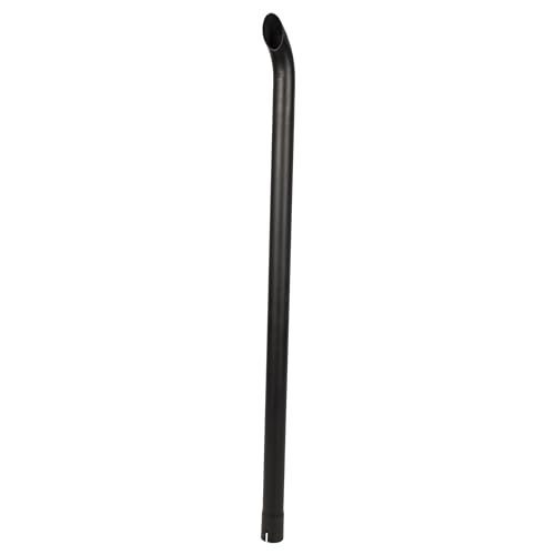 Exhaust Pipe Replacement for UNIVERSAL Bended End Pipe Black 2" x 48"