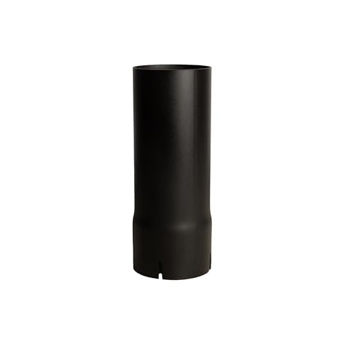 Exhaust Pipe Stack Replacement UNIVERSAL - 4-1/2" x 12", Straight Black