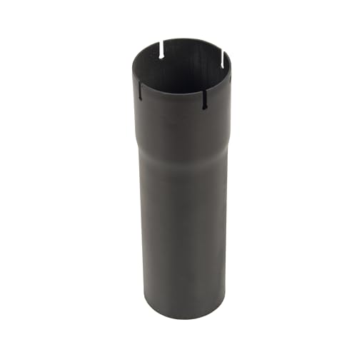 Exhaust Pipe Stack Replacement UNIVERSAL - 3-1/2" x 12", Straight Black