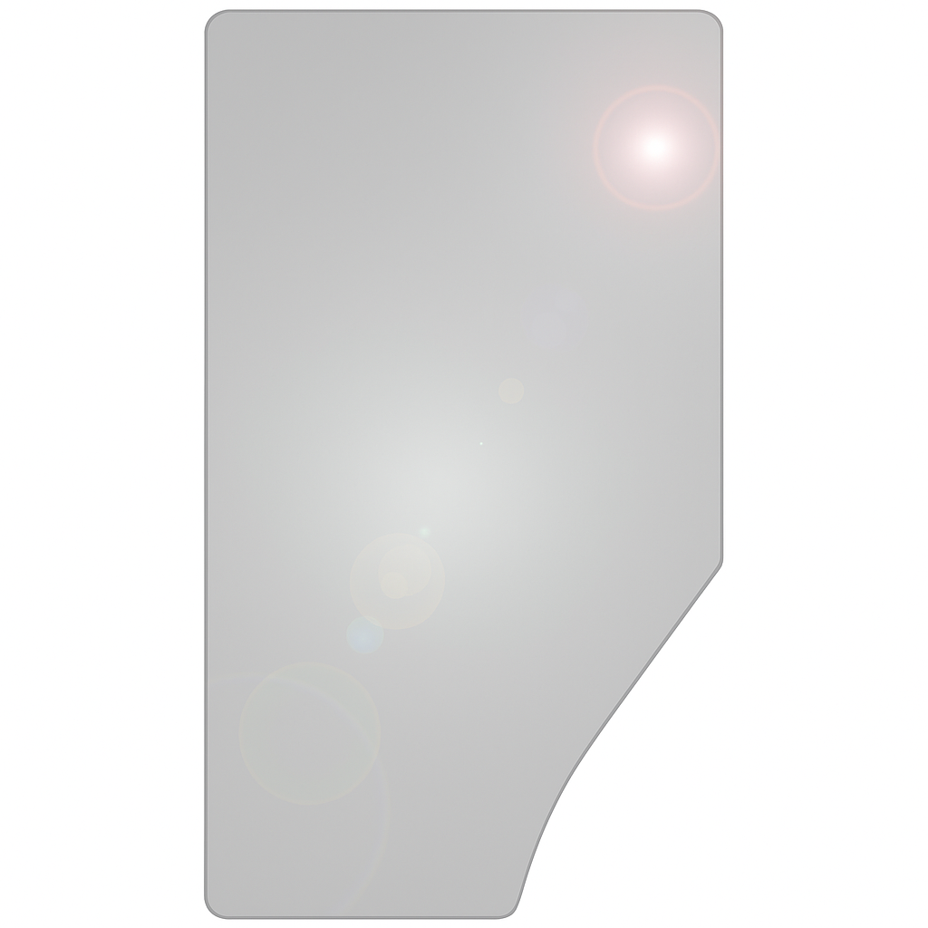 Left Cab Door Glass Replacement for JOHN DEERE 7210 7400 7600 R131163 R96191