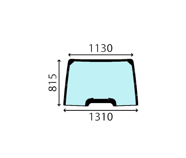 Front Windshield Glass Replacement For NEW HOLLAND T6010 T6020 T6030 87304257