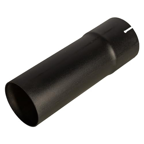 Exhaust Stack Pipe Replacement for UNIVERSAL - 4" x 12" Straight Black