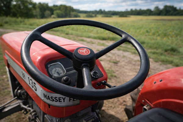 Steering Wheel & Cap Replacement for MASSEY FERGUSON 135 230 240 250 1691798M1