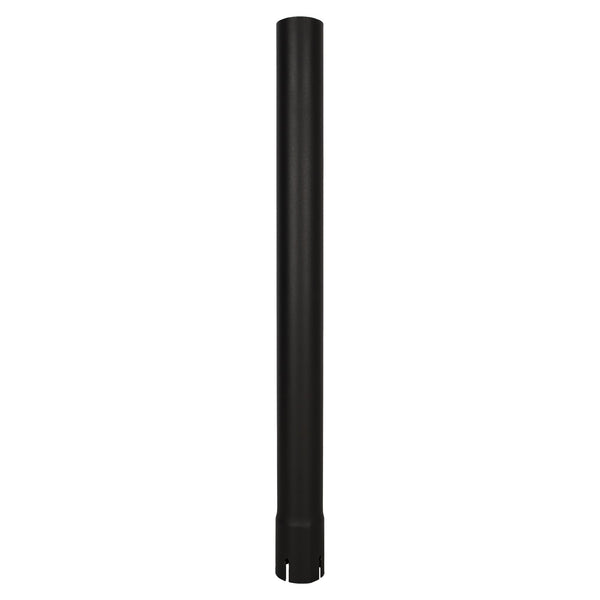 Straight End Pipe  Exhaust Stack - 2" x 24" Straight Black UNIVERSAL