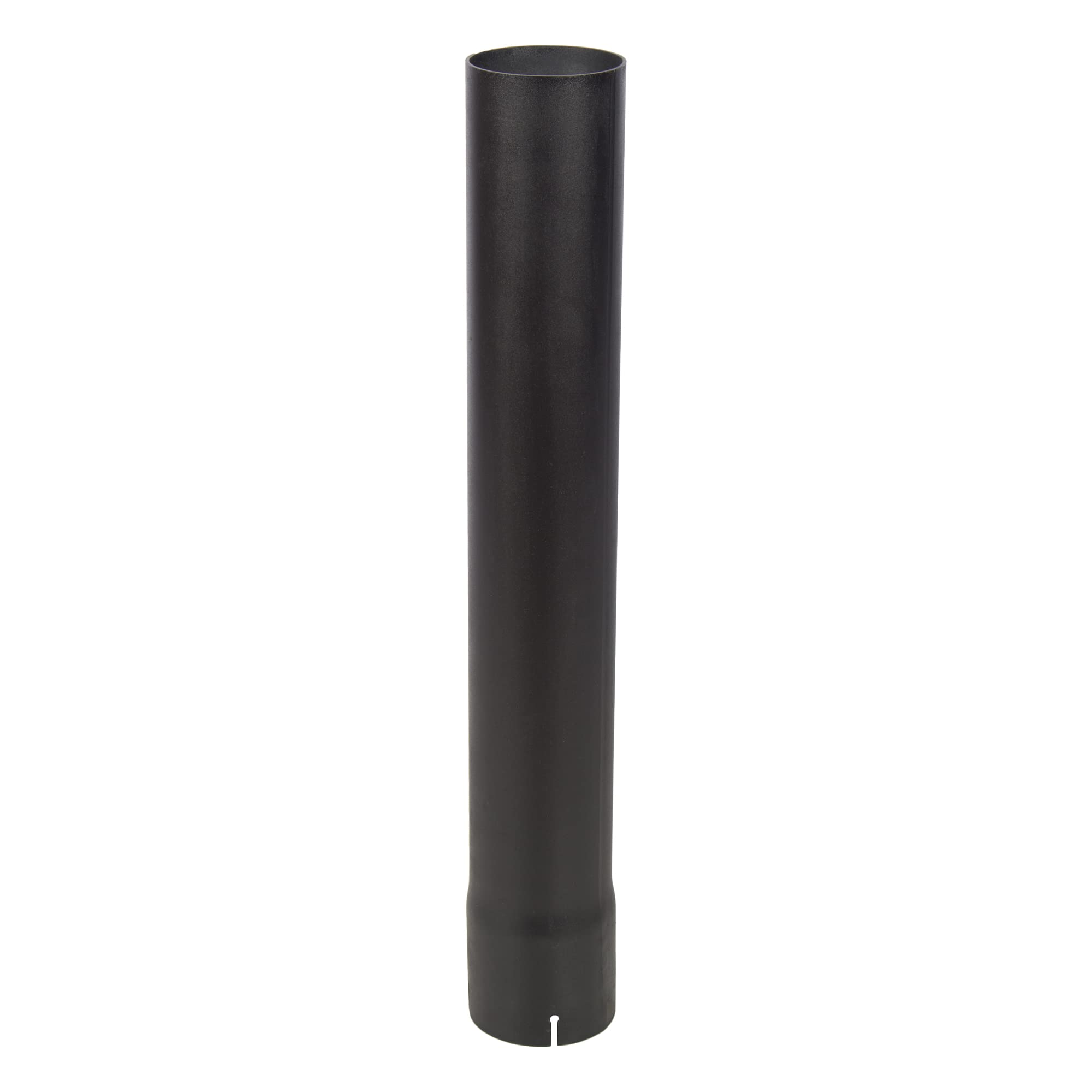 Exhaust Stack Pipe   3-1/2" x 24" Straight Black