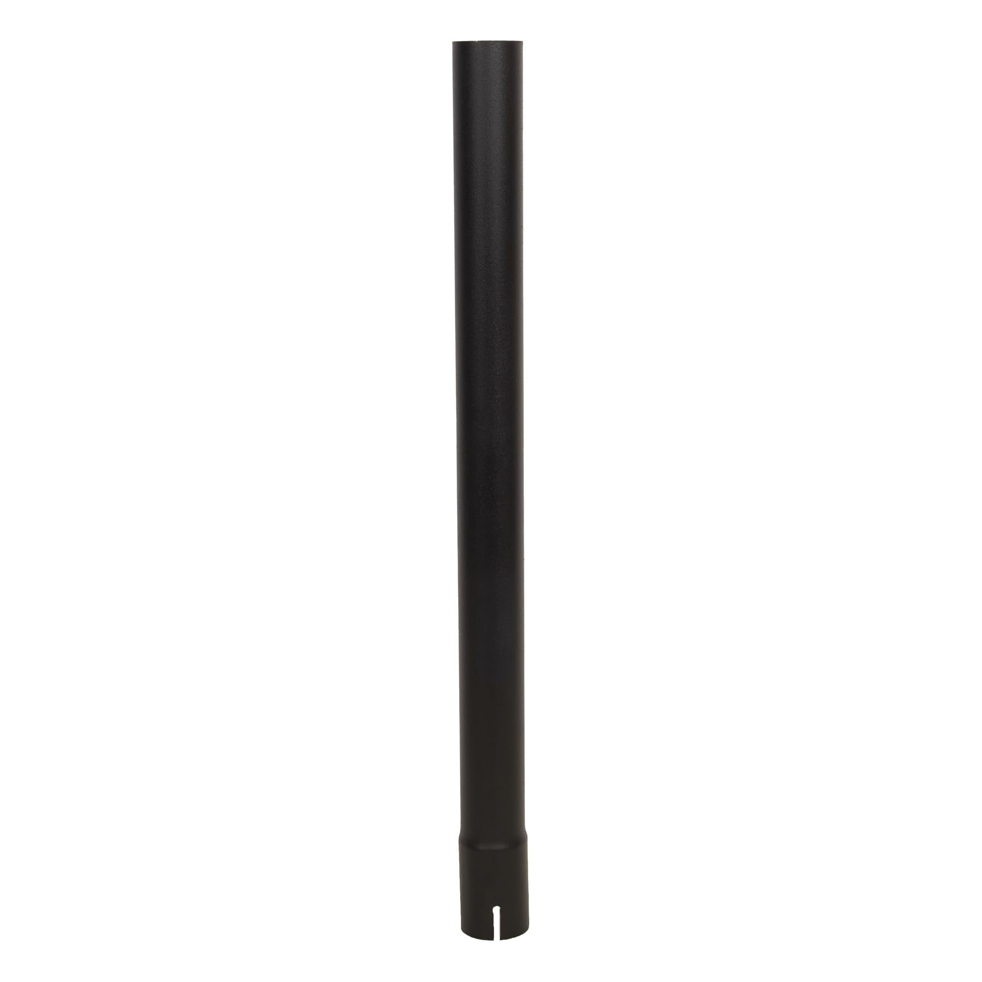 Straight End Pipe  Exhaust Stack - 1-3/4" x 24" Straight Black UNIVERSAL