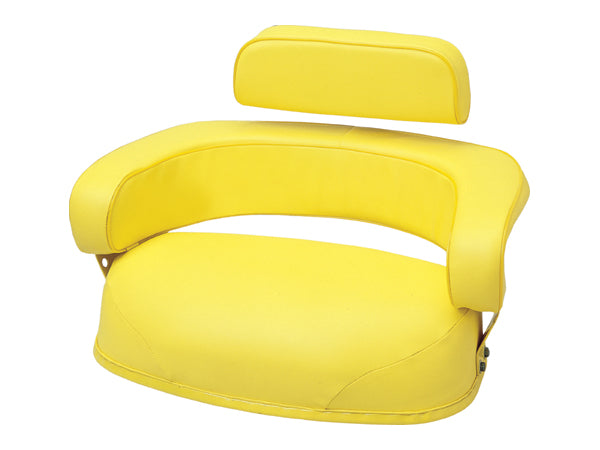 Yellow Seat Cushion 3 Pcs Set without Brackets Fits JOHN DEERE TY9626 AR26933