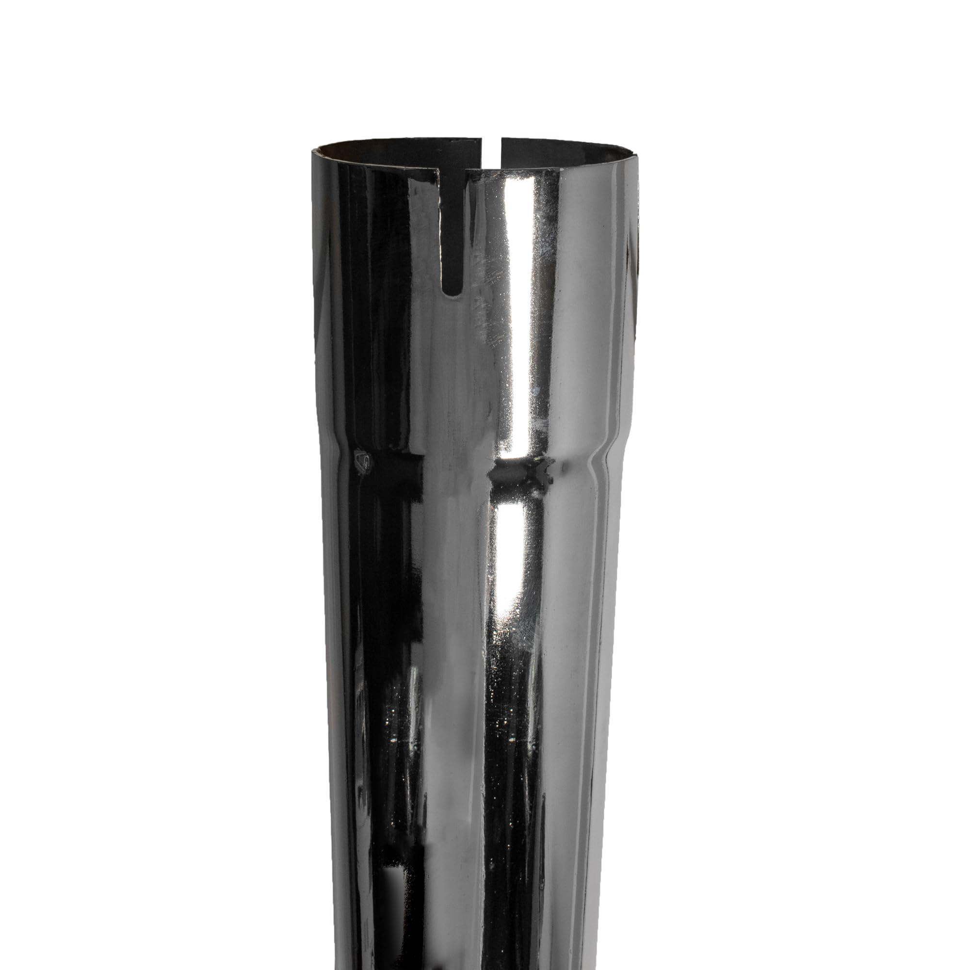 Exhaust Stack Pipe 4-1/2" x 48" Chrome Straight End Pipe