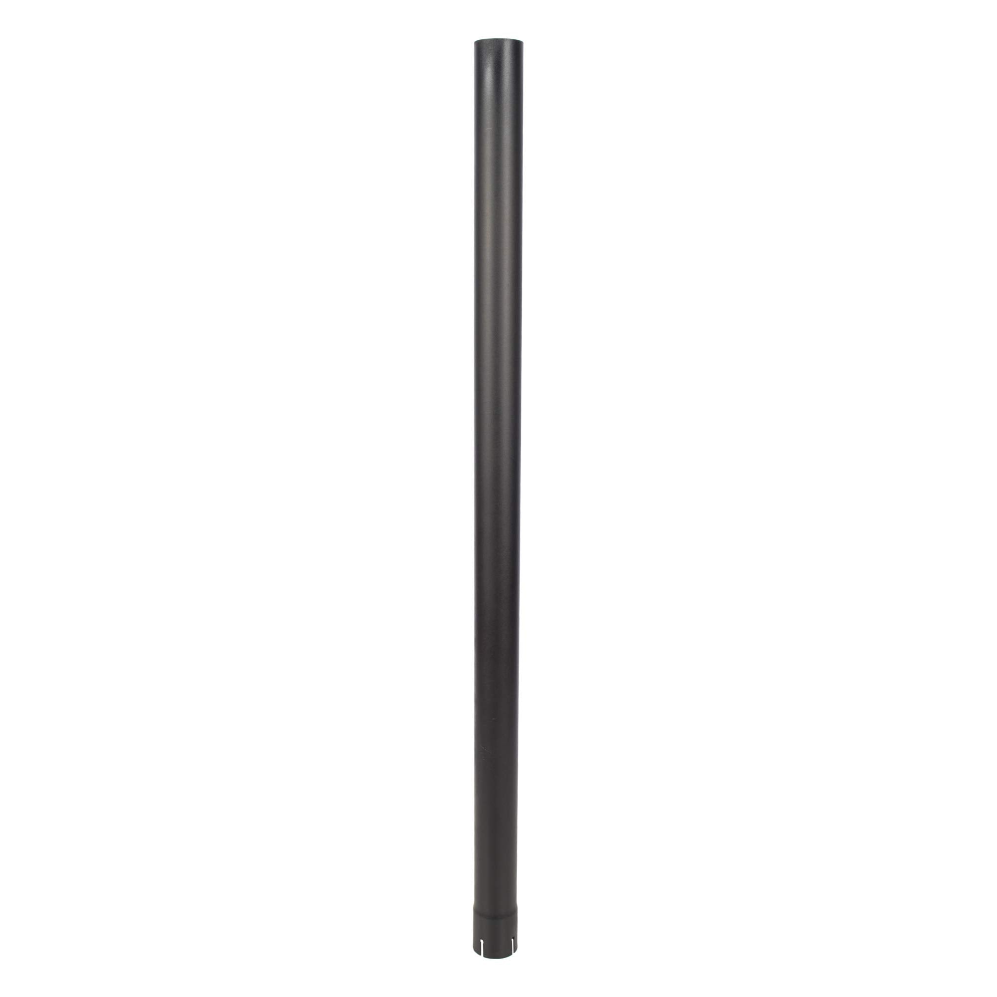 Exhaust Stack Pipe 2-3/8" x 48" Straight Black