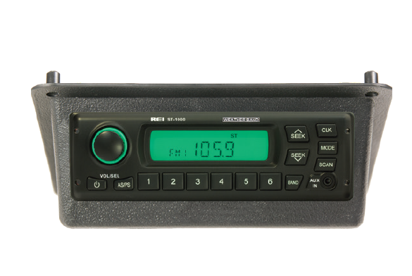 New Aftermarket Radio Kit w/Black Bezel Replacement for JOHN DEERE 30-40 Series