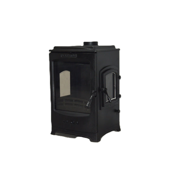 LODI LUX YK Wood Stove, Robax 3-Sided Glass View, 5 kW Heat Output, Freestanding