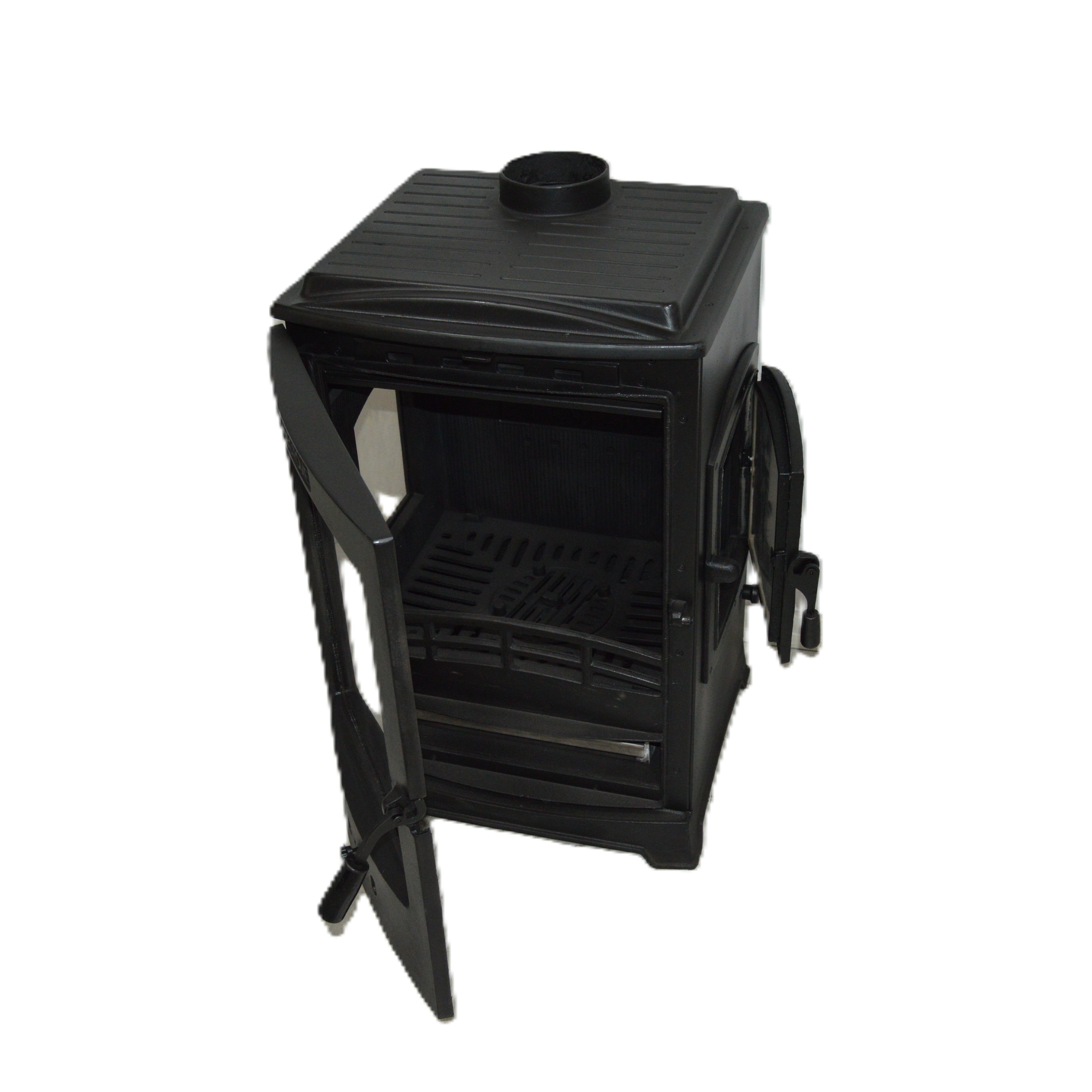 LODI LUX YK Wood Stove, Robax 3-Sided Glass View, 5 kW Heat Output, Freestanding
