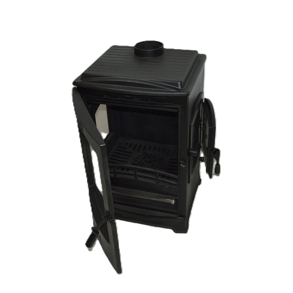 LODI LUX YK Wood Stove, Robax 3-Sided Glass View, 5 kW Heat Output, Freestanding