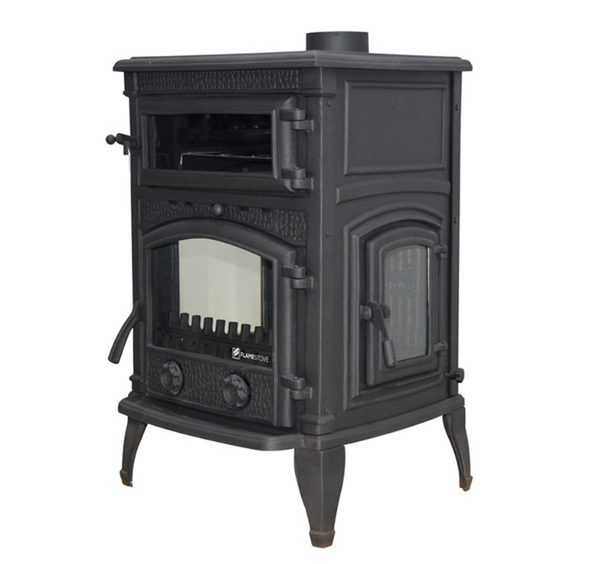 Cast Stove With Side Cover  Wood Stove  Large Stove  Wood Cook Stove