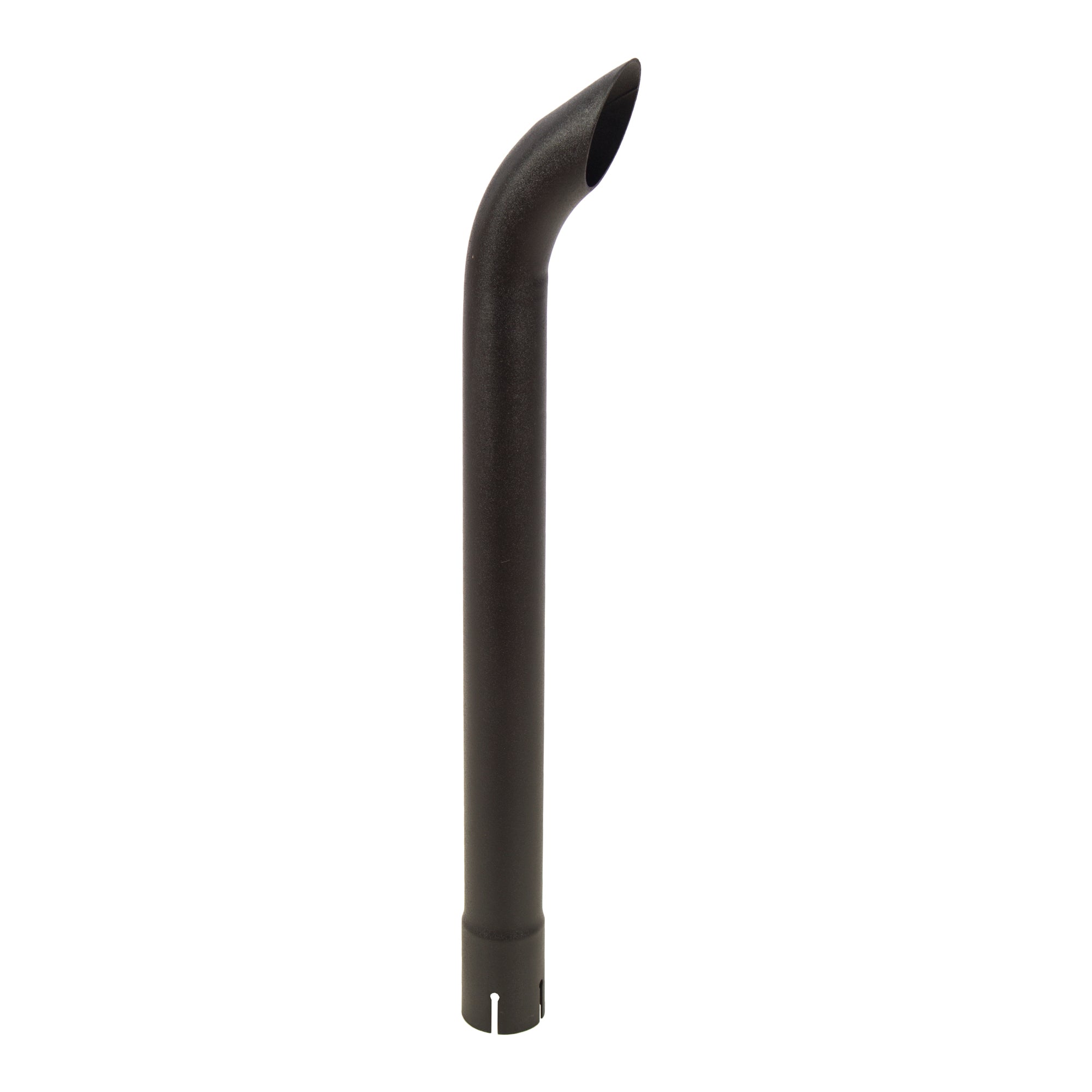 Exhaust Stack Pipe Replacement for UNIVERSAL  - 1-7/8" x 24", Curved Black