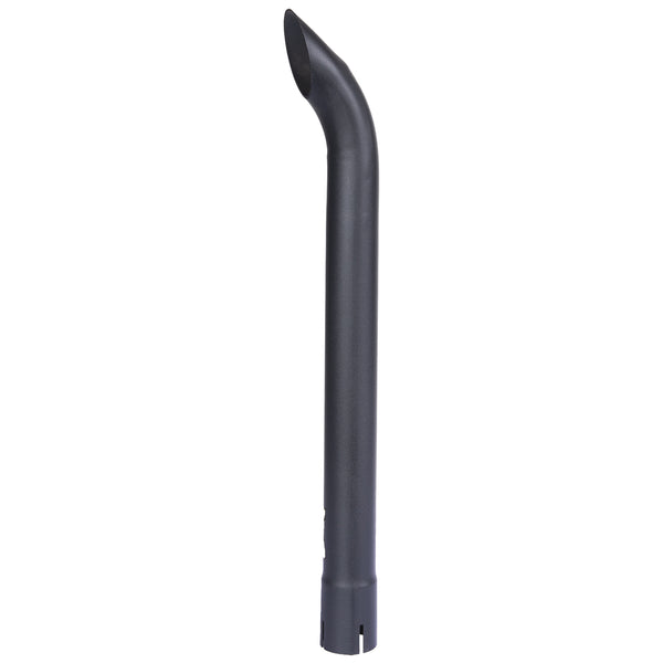 Exhaust Stack Pipe 2" x 24" Curved Black
