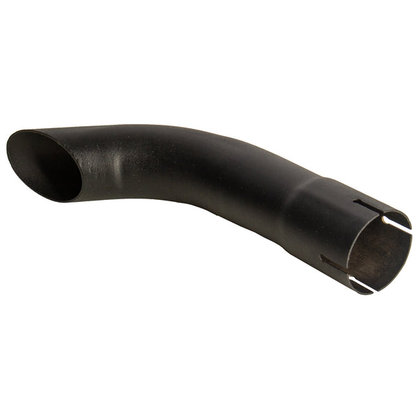 2-1/4" x 12" Bended End Pipe Black Exhaust Stack Replacement for UNIVERSAL