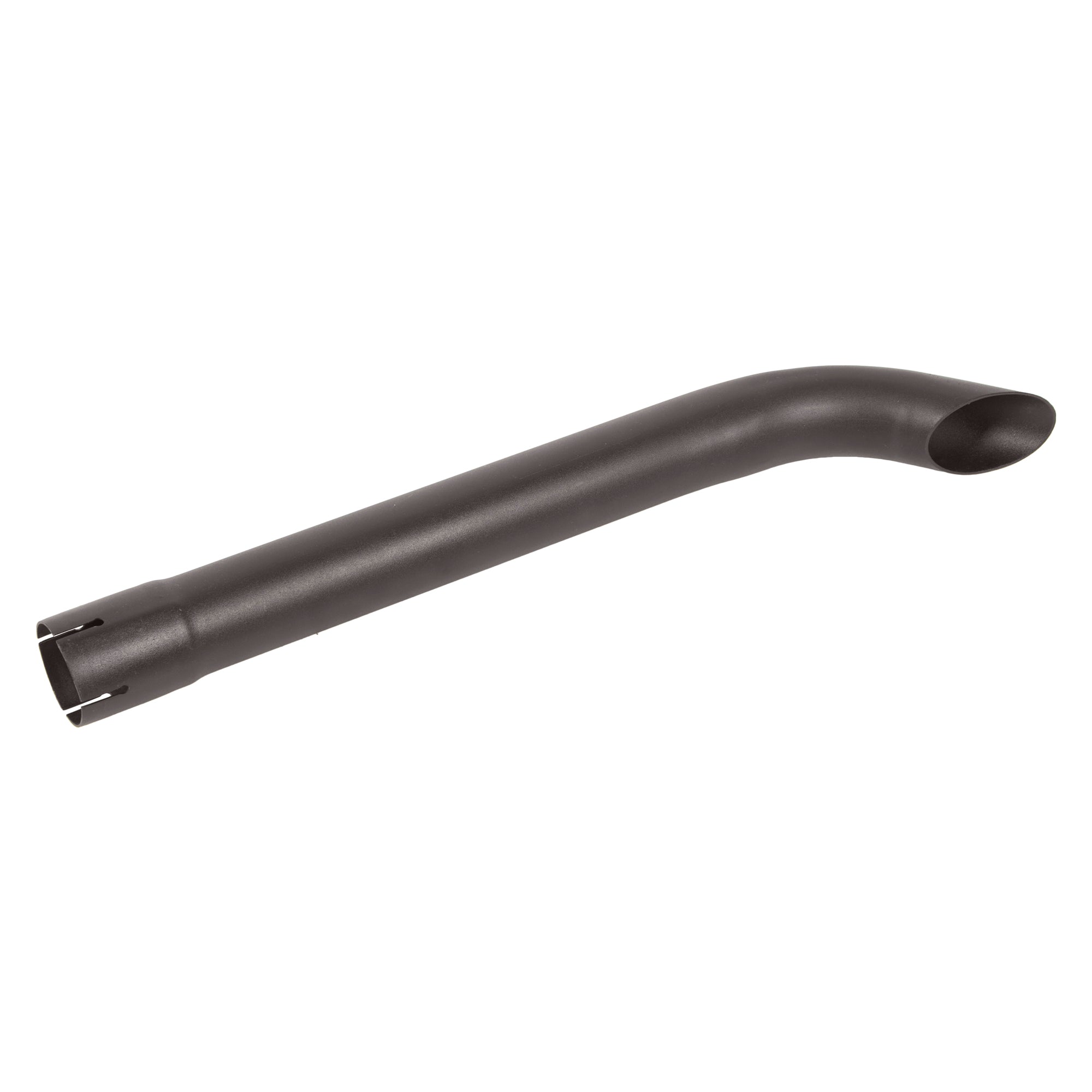 Exhaust End Pipe Stack Replacement UNIVERSAL - 2 -1/4" x 24" Curved Black