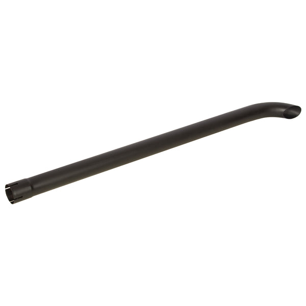 Exhaust Pipe Stack Replacement UNIVERSAL - 2 3/8" x 48" Curved Black