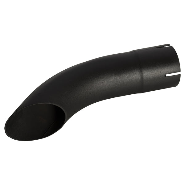 Exhaust Stack Pipe Replacement for UNIVERSAL  - 3" x 12", Curved Black