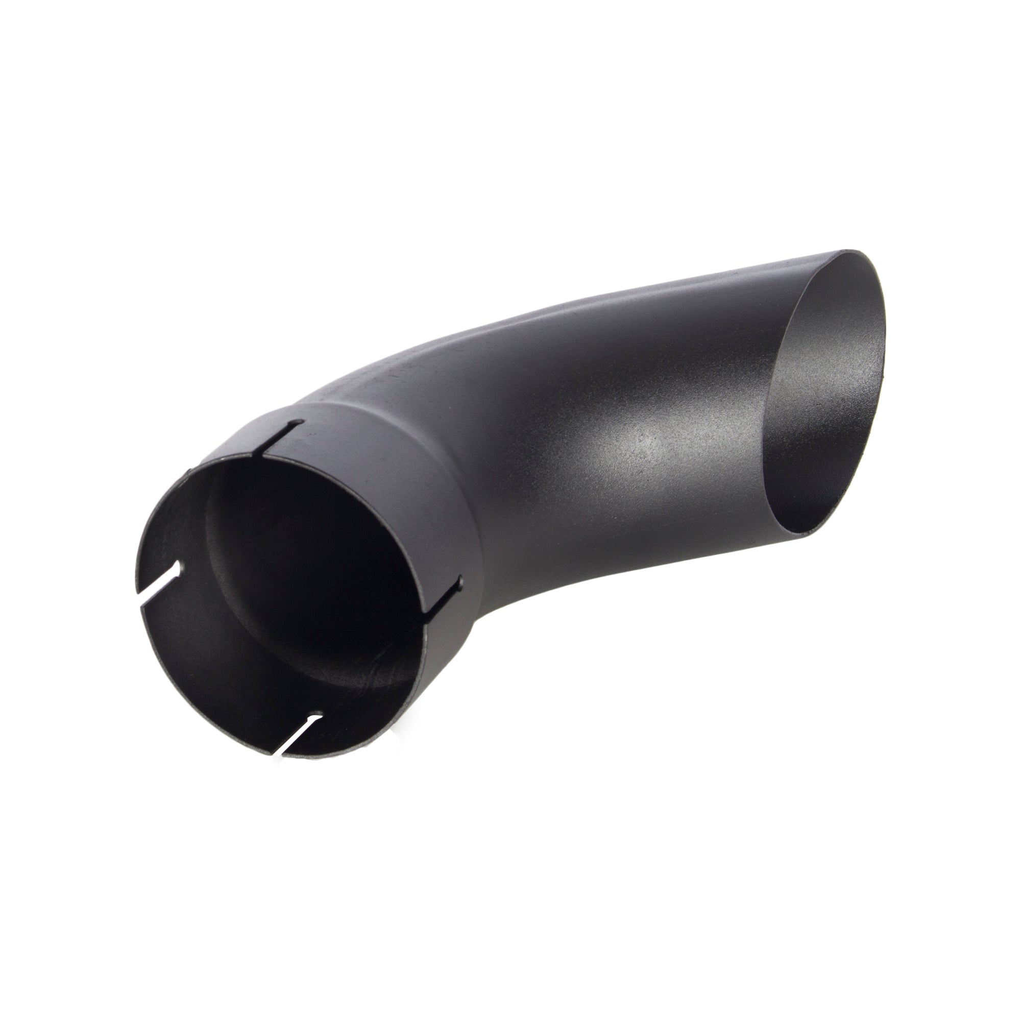 Exhaust Stack Pipe Replacement for UNIVERSAL  - 4" x 12", Curved Black