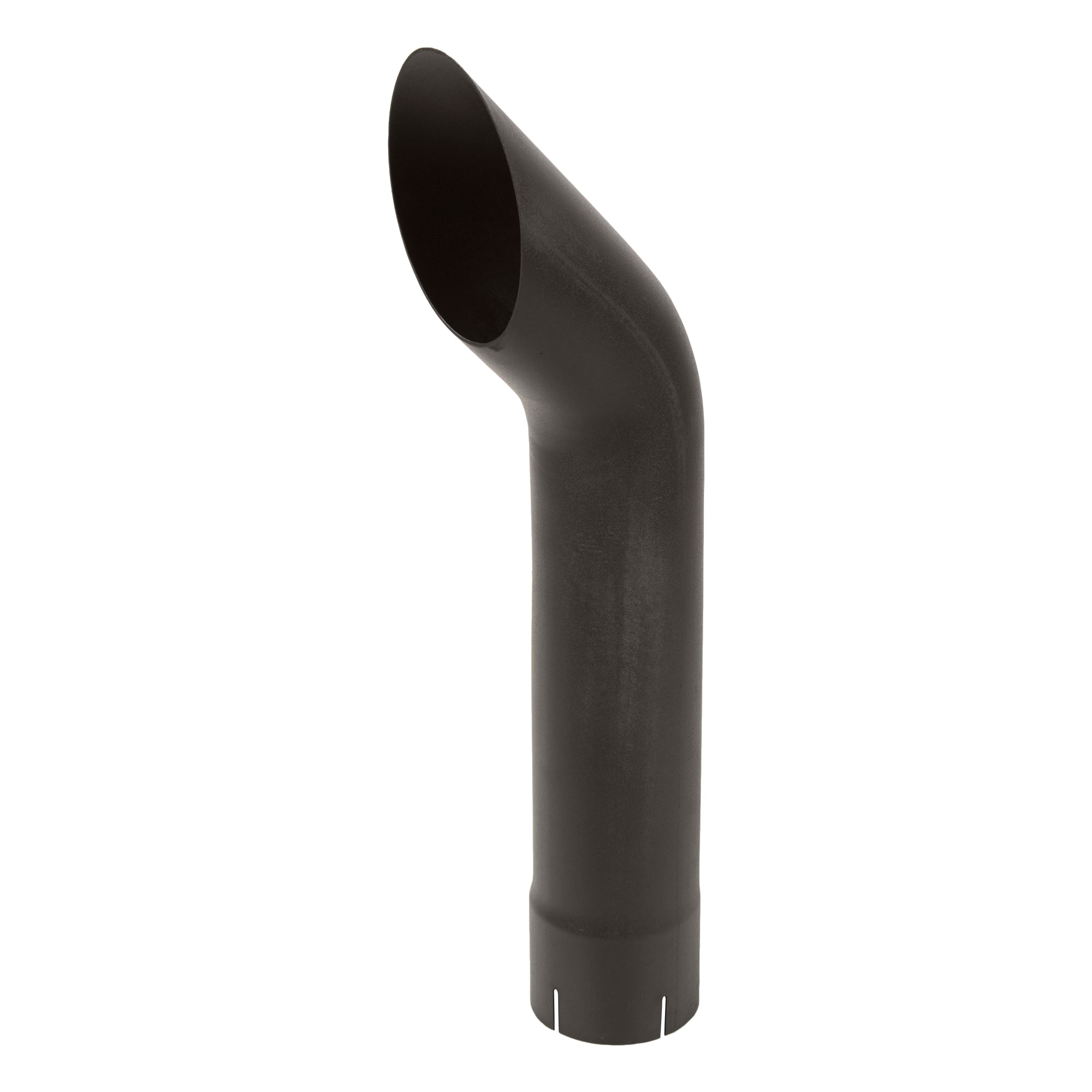 Exhaust Pipe Stack Replacement UNIVERSAL - 4" x 24" Curved Black