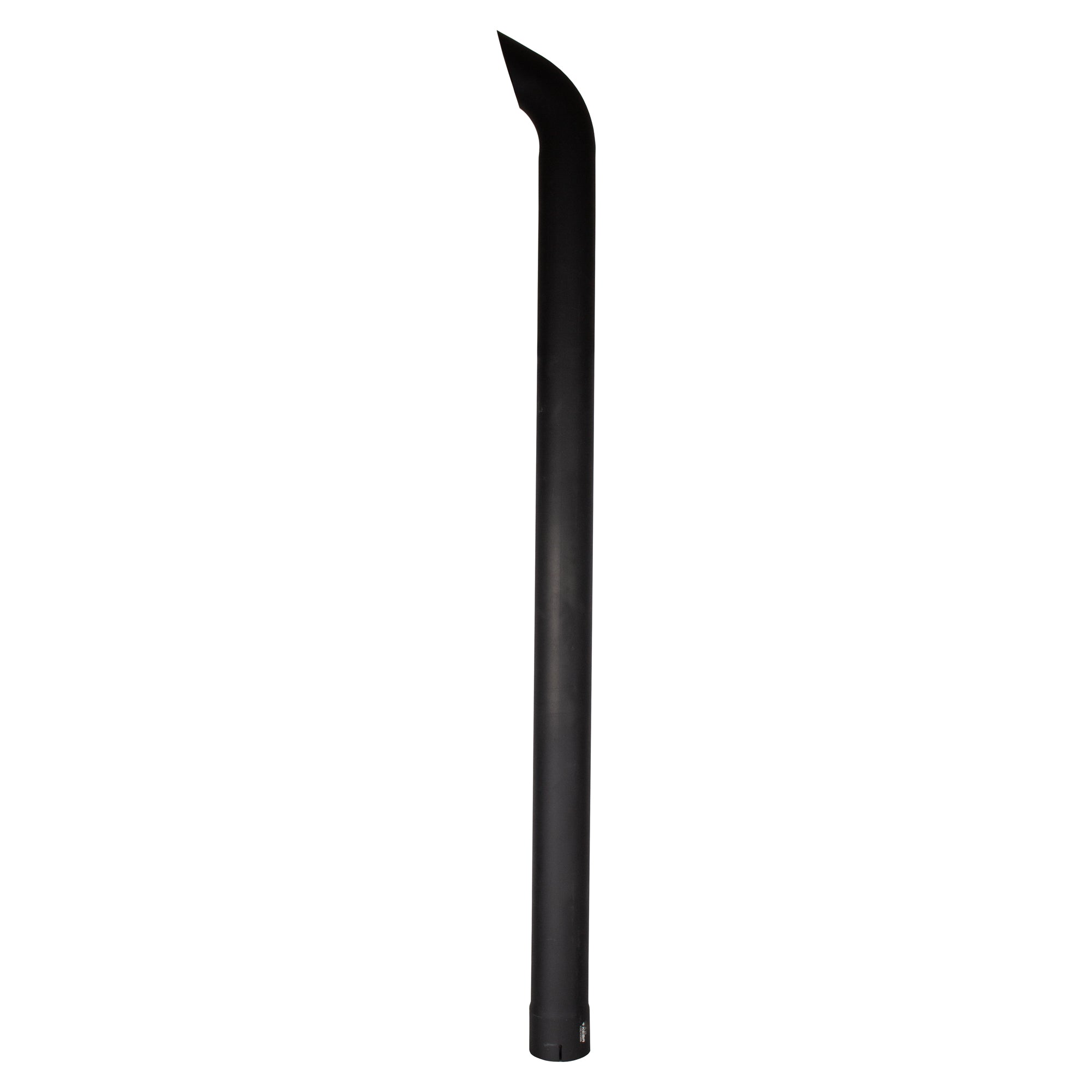 Exhaust Stack Pipe Fits Universal  Bended End Pipe Black 4" x 72"