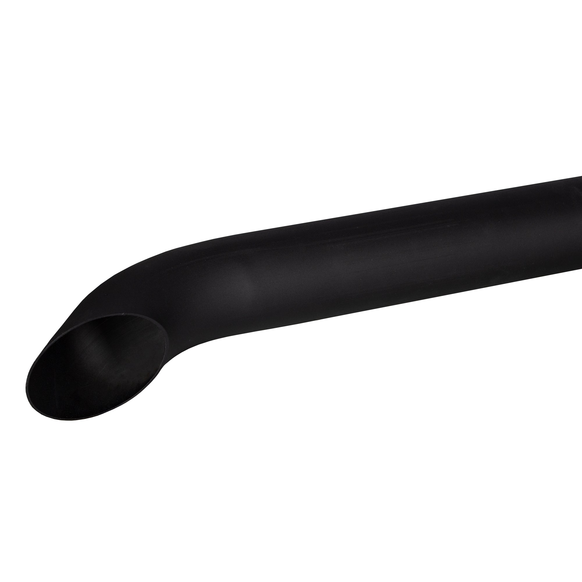 Exhaust Stack Pipe Fits Universal  Bended End Pipe Black 4" x 72"