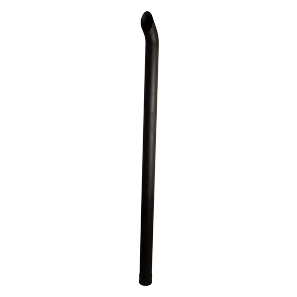 Exhaust Stack Pipe Fits Universal  Bended End Pipe Black 4" x 84"