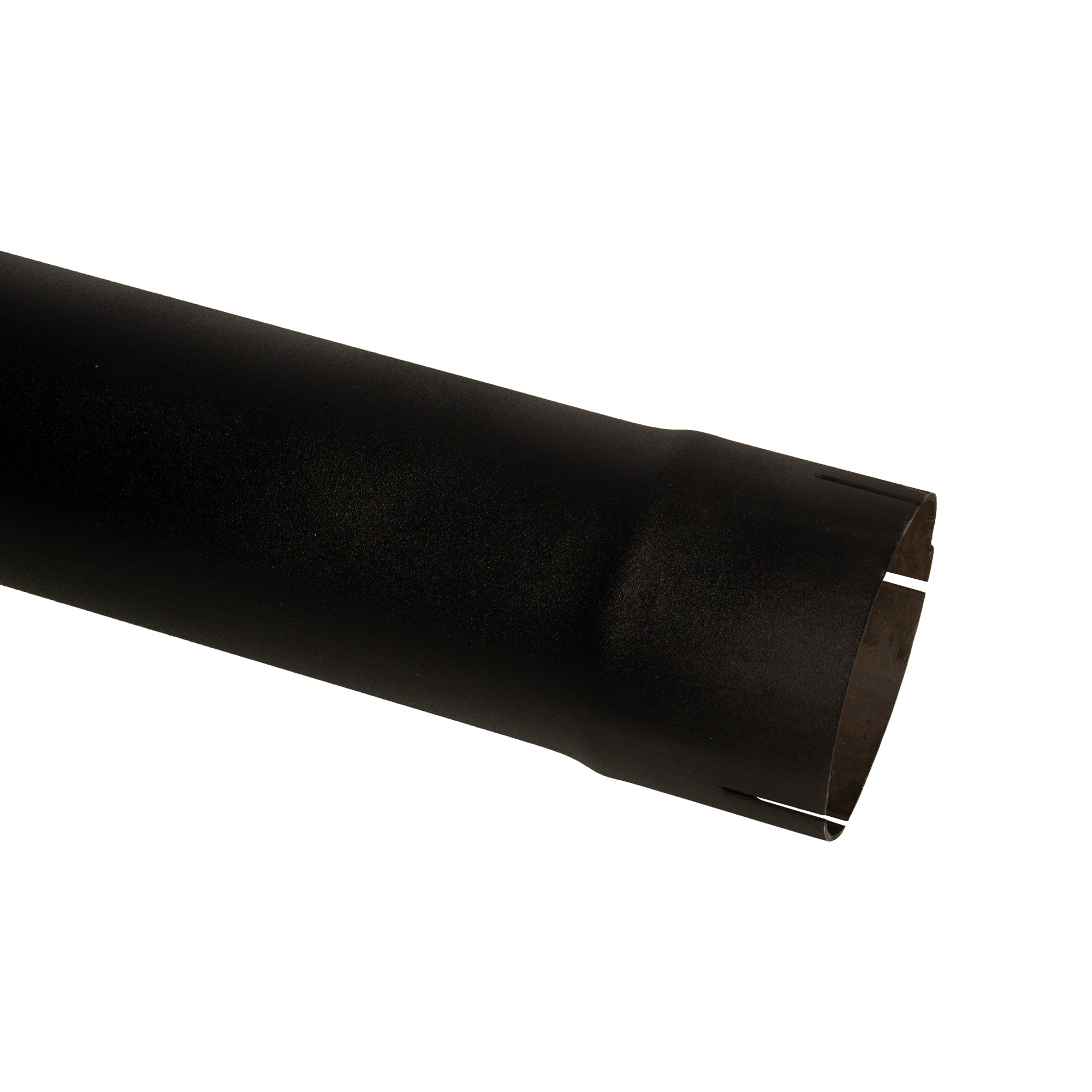 Exhaust Stack Pipe Fits Universal  Bended End Pipe Black 4" x 84"