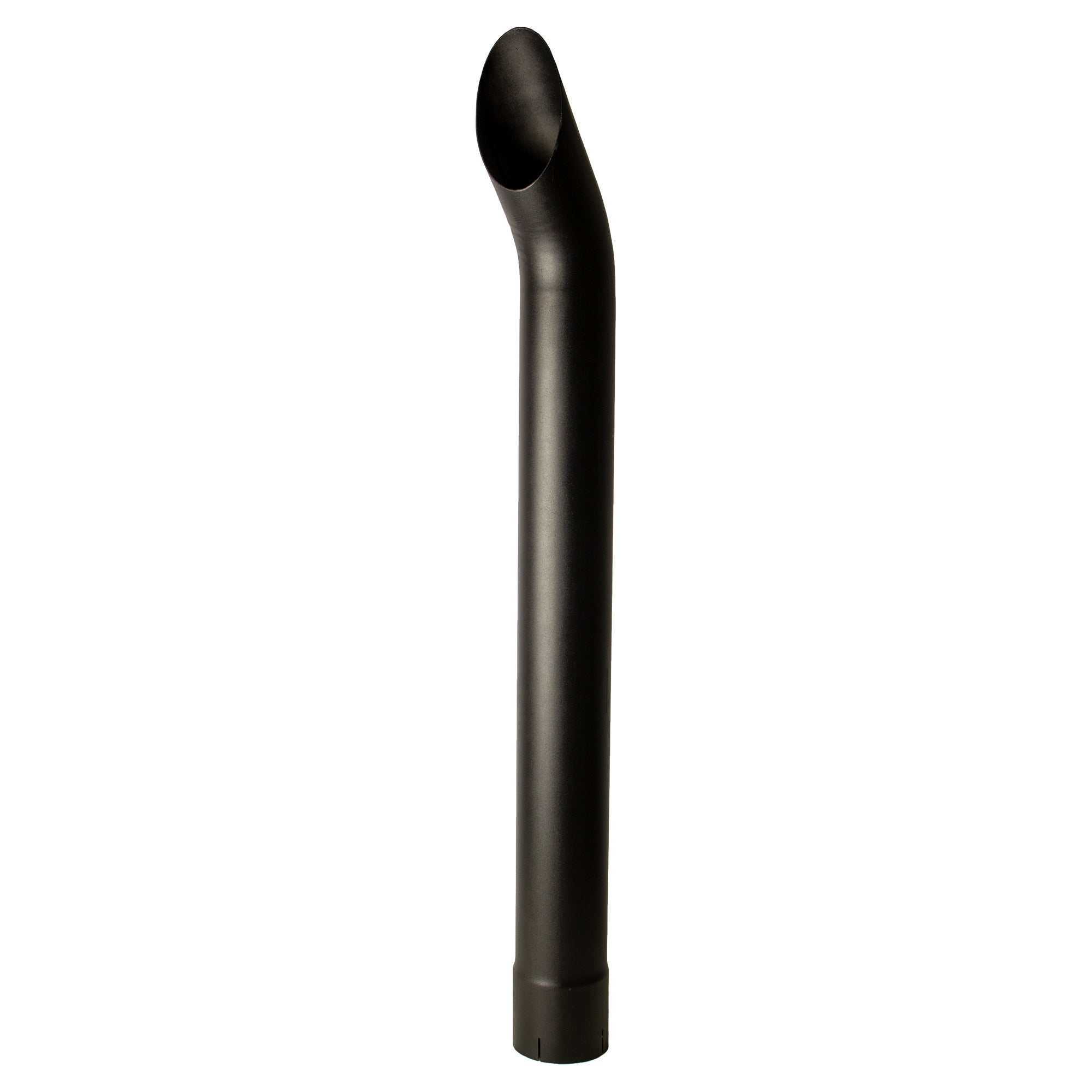 Exhaust Stack Pipe Fits Universal -4-1/2" x 48"  Bended End Pipe Black