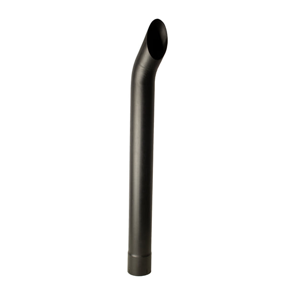 Exhaust Stack Pipe Fits Universal -4-1/2" x 48"  Bended End Pipe Black