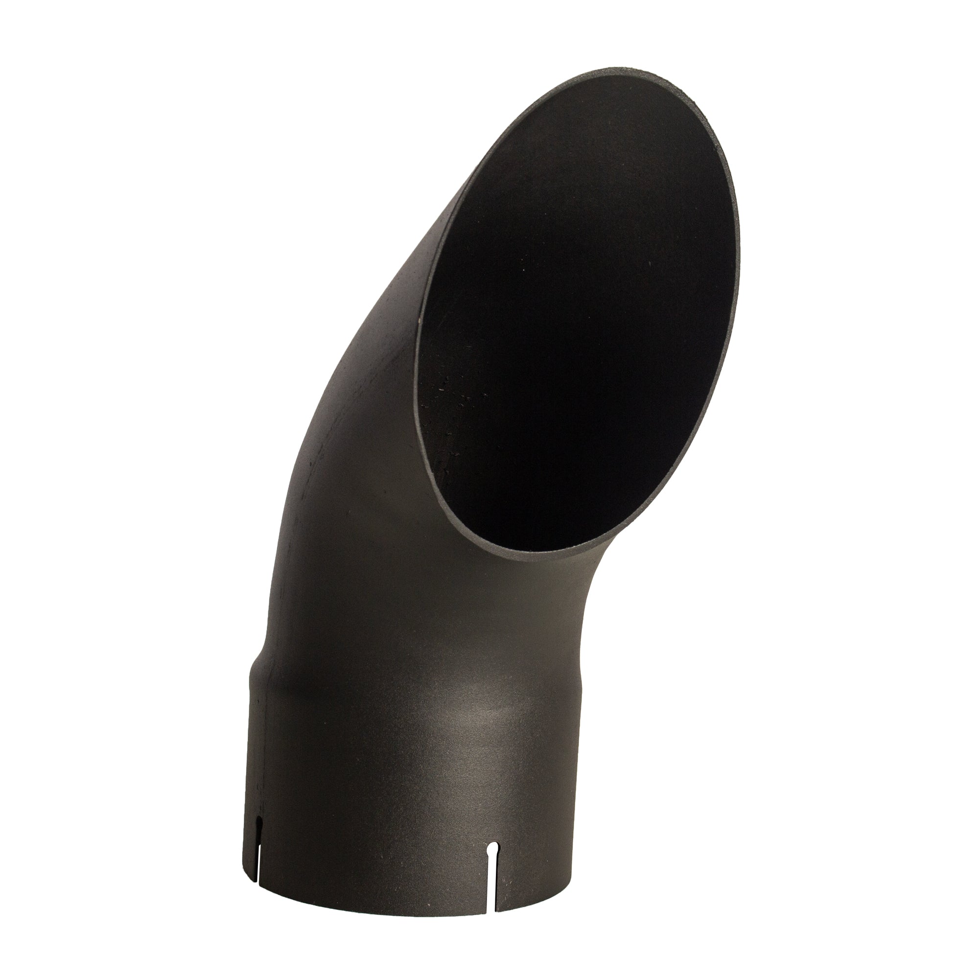 Exhaust Stack Pipe Replacement for Universal - 5" x 12", Curved Black